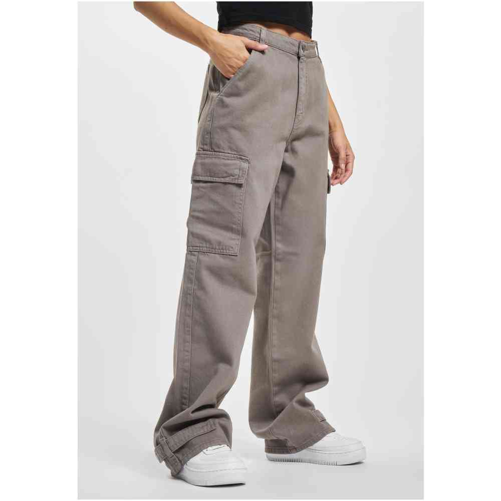 DEF - Loose cut Pantalon cargo - Gris